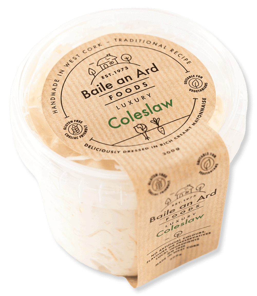 Luxury coleslaw from Baile an Ard Foods in West Cork.