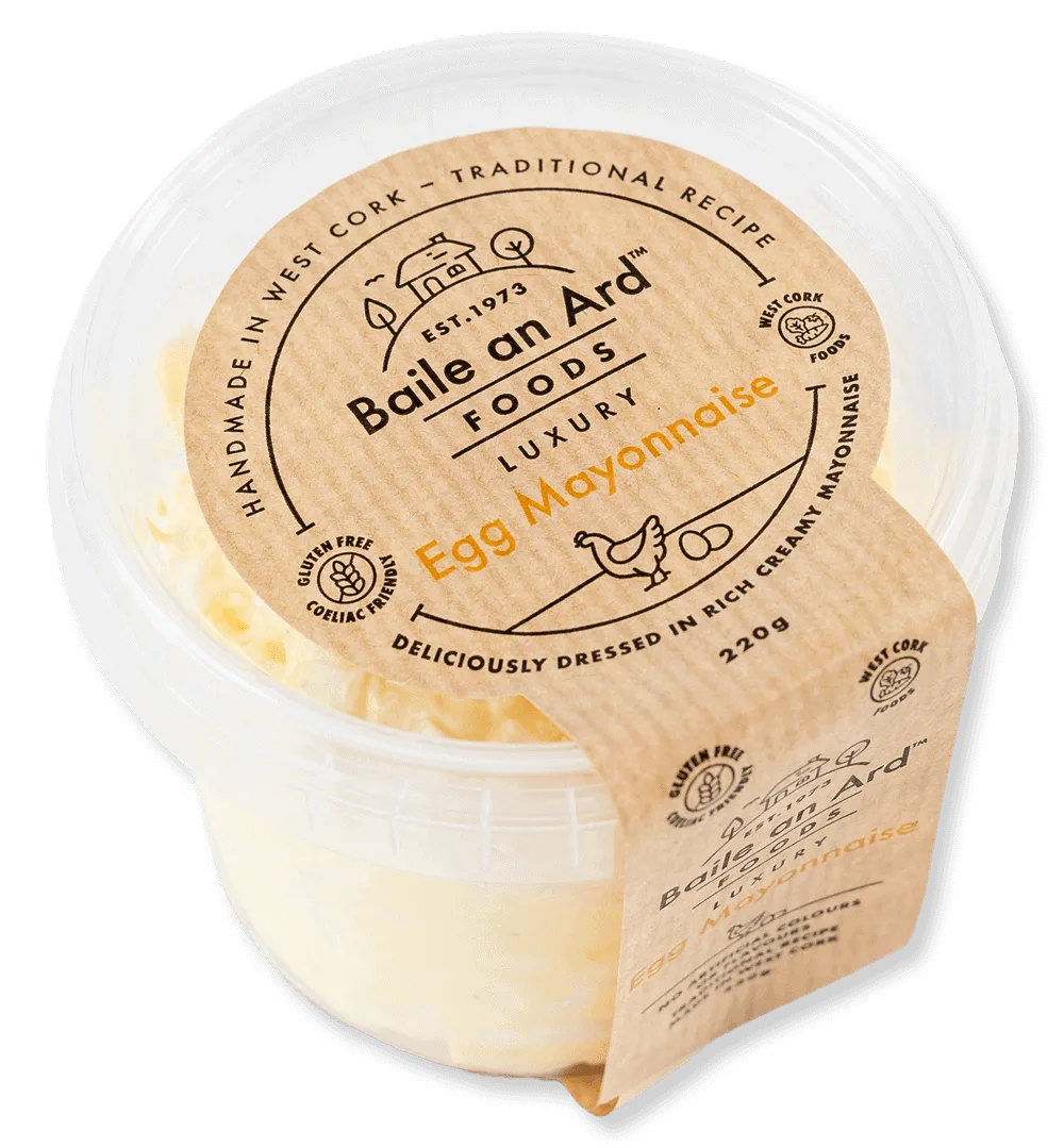 Luxury egg mayonnaise from Baile an Ard Foods in West Cork.